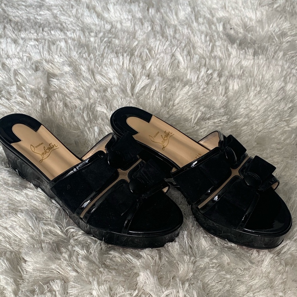 Christian Louboutin wedge sandals